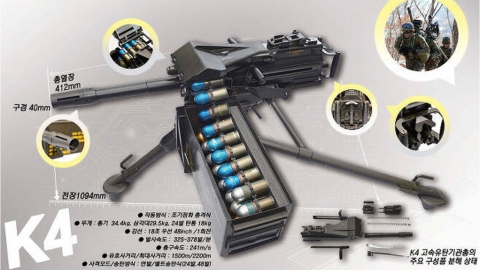 "폭발사고 K4 고속유탄기관총, 화기 성능엔 이상 없어"