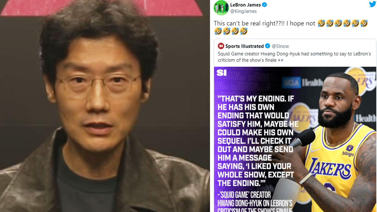 오징어 게임 감독, NBA 스타 르브론 비판에 재치있게 '역공'