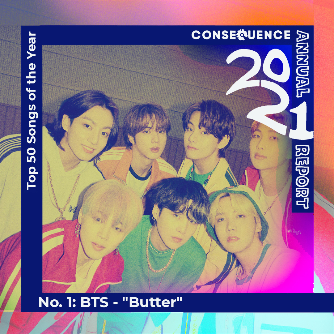 방탄소년단 ‘Butter’, 美 컨시퀀스오브사운드 선정 올해의 노래 1위