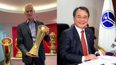 강영중 세계청소년문화재단 이사장, 세계Jr.배드민턴 트로피 기증