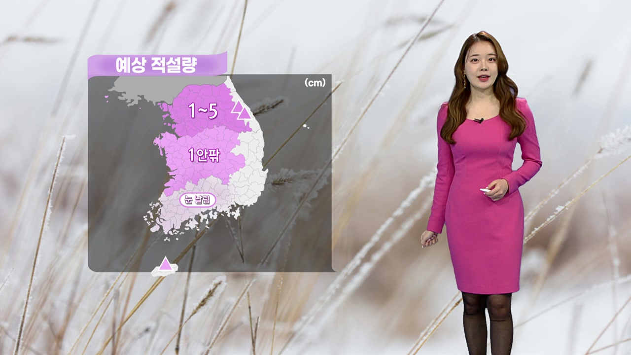 [날씨] 내일 수도권 강한 눈...강원 최고 5cm | YTN [날씨] 내일 수도권 강한 눈...강원 최고 5cm