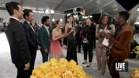 [Y이슈] 'SAG' 정호연, '오징어게임' 인기 소감에 재치 답변 "젠장!"