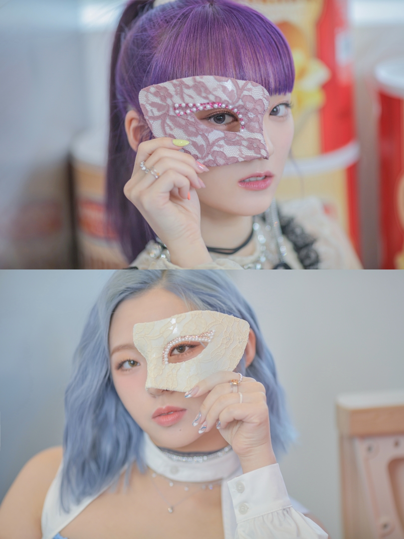 '27일 컴백' 아이칠린 이지X채린, 재킷 이미지 공개...신비로운 변신