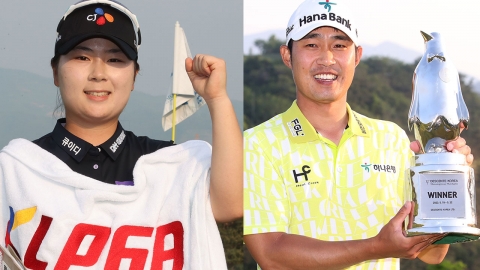 KLPGA 홍정민·KPGA 박은신, 매치플레이에서 나란히 생애 첫 우승