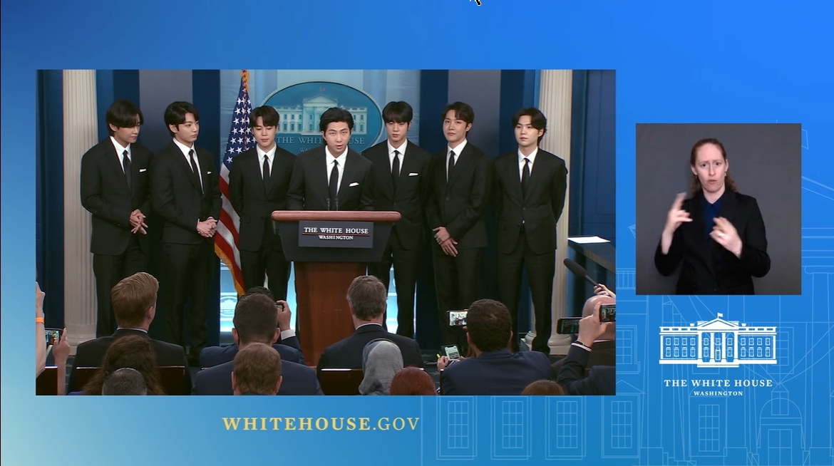 방탄소년단, 美 백악관서 연설 “다름 인정해야 평등의 시작” (종합)