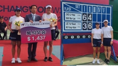 '최강 듀오' 최지희-한나래, ITF창원테니스 복식 우승