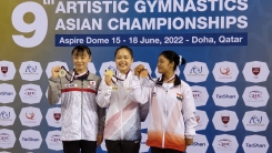 '도마 요정' 여서정, 아시아선수권 금메달 획득