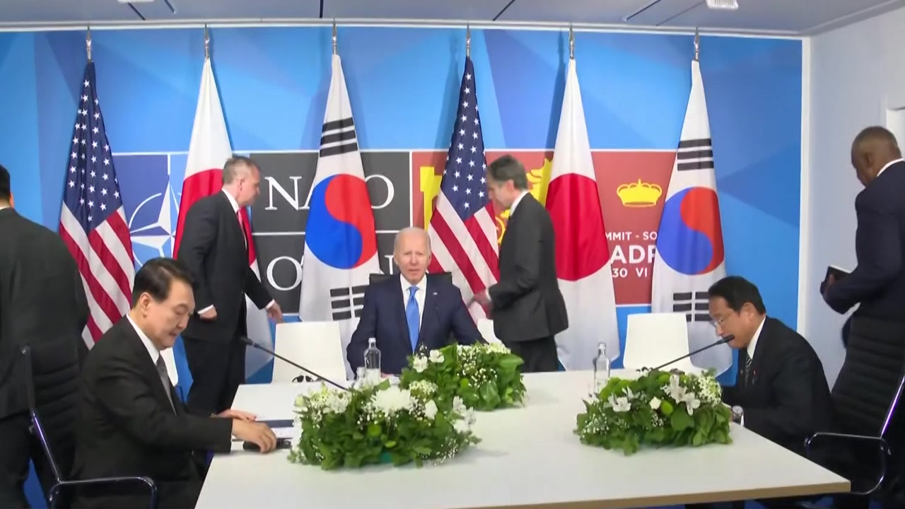 [정치][뉴스라이더]    米韓日本首脳「北朝鮮との三国間調整」/NATO首脳会合でのスピーチ元大統領