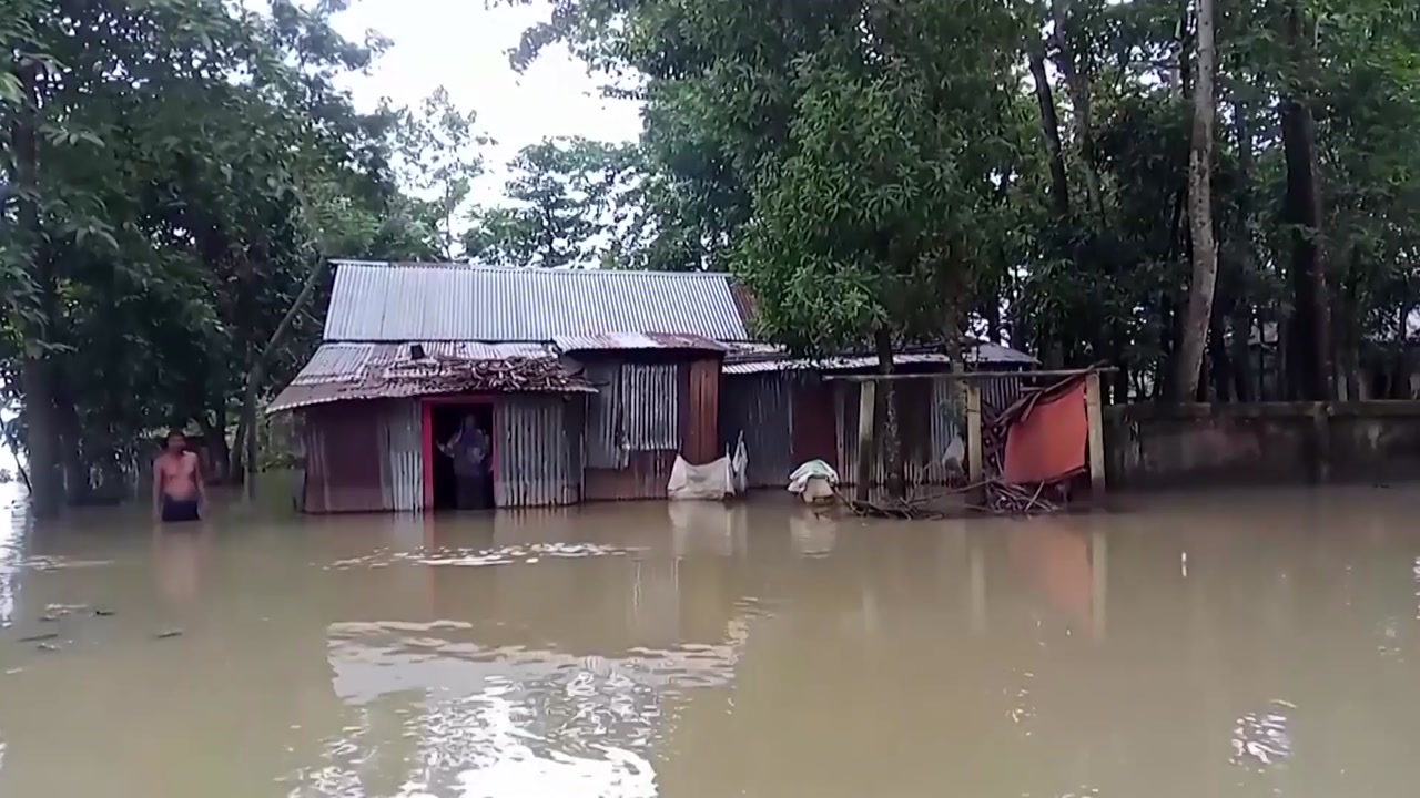 방글라 우기 홍수 사망자 100명 웃돌아..."720만 명 피해"