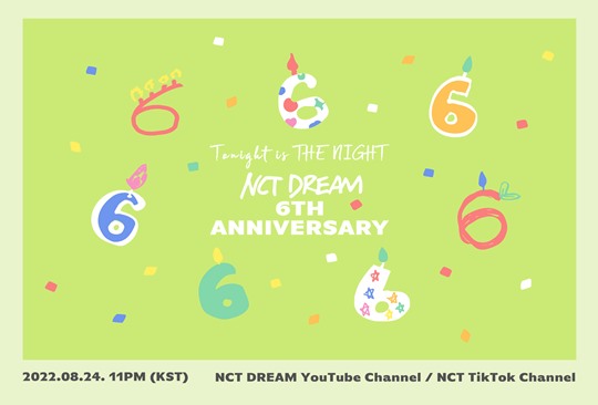 ‘데뷔 6주년’ NCT DREAM, 8월 24일 라이브 진행…팬들과 랜선 전야제 