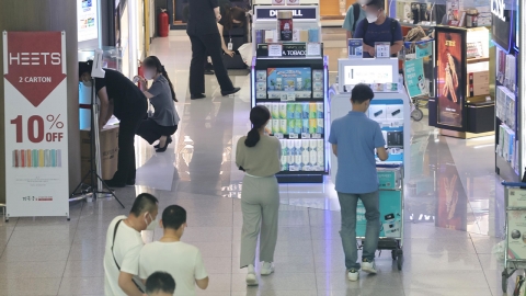 7월 국내 면세점 매출 6개월 만에 최저..."외국인 매출 감소"