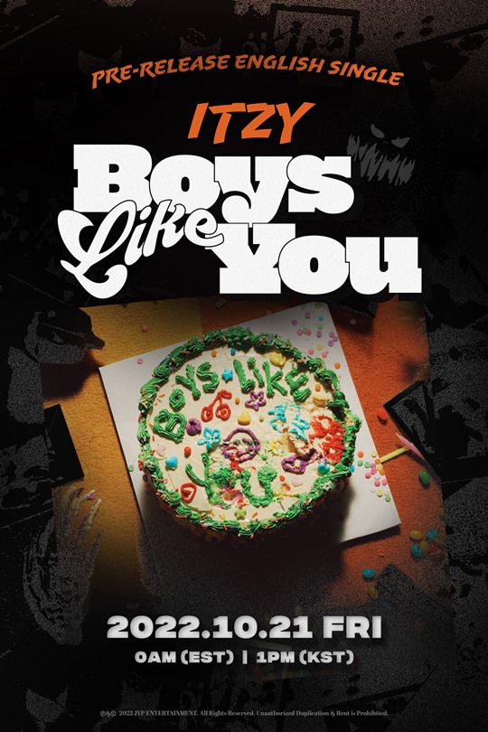 ITZY, 선공개 영어 싱글 ‘Boys Like You’ 발매