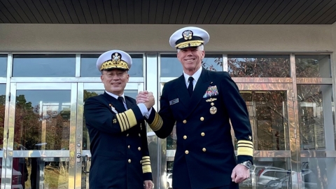 해군총장, 美해군 7함대 사령관과 연합방위태세 논의