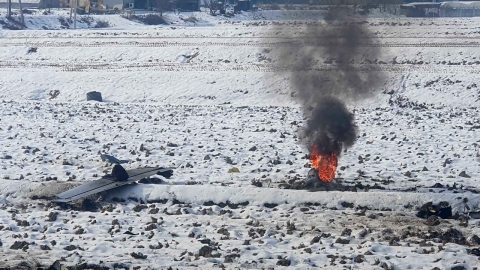  원주공항 부근 공군 경공격기 추락, 조종사 2명 비상탈출