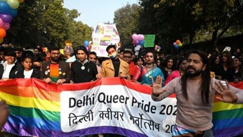 인도, 코로나19로 중단된 '동성 결혼 요구 행진' 3년 만에 재개