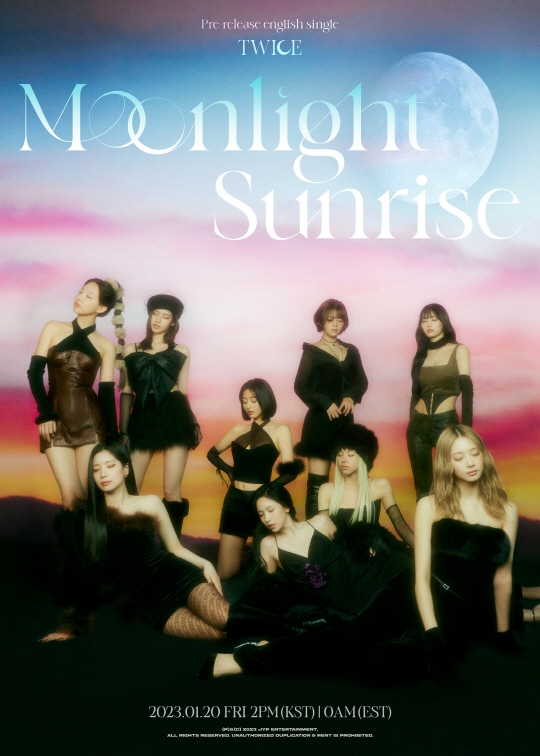 트와이스, 오늘(20일) 오후 2시 'MOONLIGHT SUNRISE' 발매 
