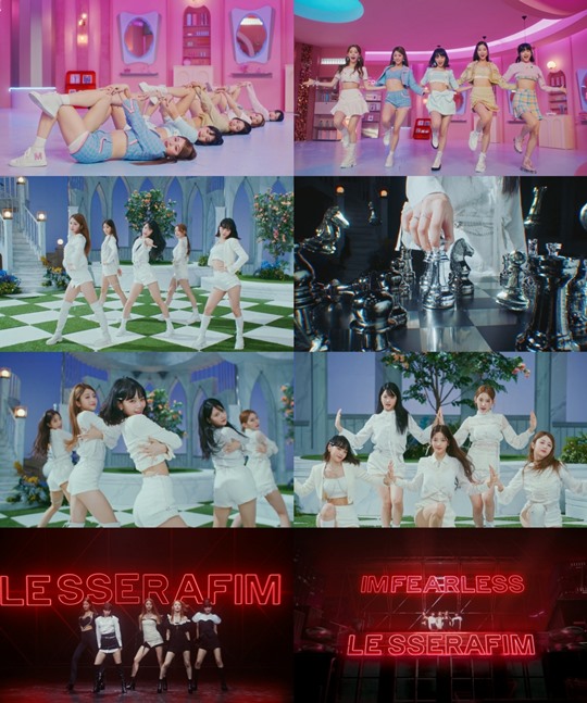 르세라핌 일본 데뷔 싱글+MV 공개…라인뮤직 MV 실시간 차트 1위 