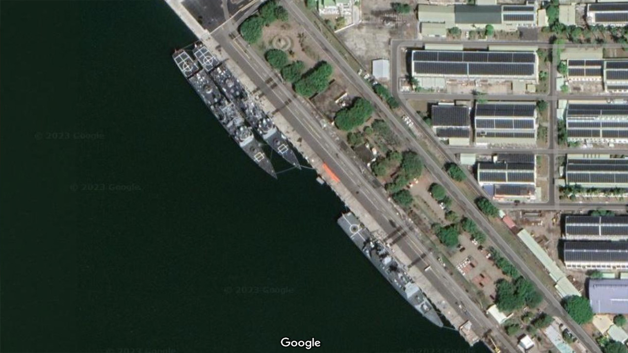 구글 지도에 타이완 최대 해군기지 시설 노출