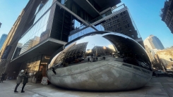 美시카고의 아이콘 '클라우드 게이트' 뉴욕 버전 맨해튼에 설치