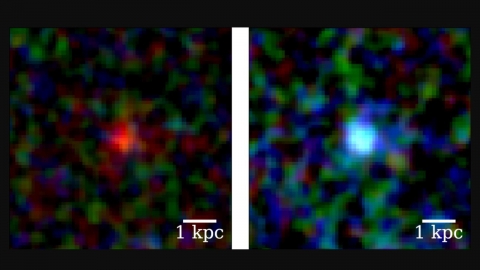 빅뱅 직후 '태양의 1,000억 배' 거대은하 6개 발견...우주론 다시 쓰나?