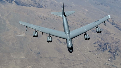 '핵 탑재 가능' 미 B-52H 폭격기 한반도 전개...한미 연합훈련