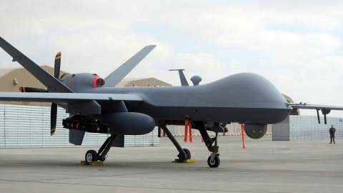 美무인기·러 전투기, 흑해 상공서 충돌..."냉전 이후 첫 물리적 충돌"