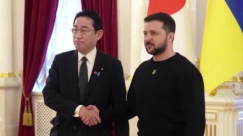 일·우크라 정상회담…일, 5억 달러 지원 약속