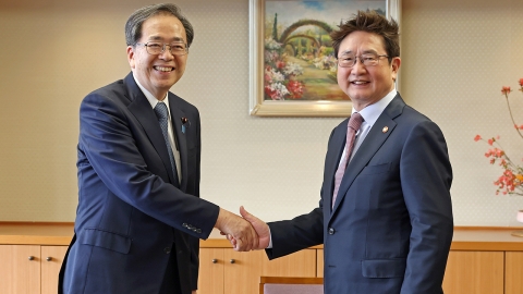 일본 국토성 대신, 문체부 장관 만나 "한국, 일본 문화에 큰 은혜 베푼 나라"