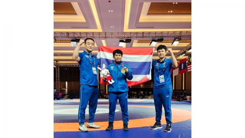 '레슬링 한류' 김영일 감독, 태국에 10년 만에 SEA게임 금메달 안겨