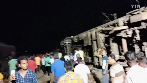인도, 탈선 열차가 다른 열차와 충돌…사상자 1,100명 넘어