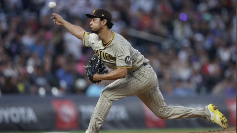 김하성 1안타 1볼넷...다르빗슈 MLB 통산 100승 달성