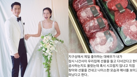 "한우 들고 찾아와"...이웃에 공사 양해 구한 현빈♥손예진 매너 