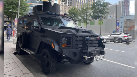 서울 잠실역 등 11곳 장갑차 배치…"국민 불안감 낮출 것"