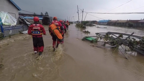 중국 수도권 이어 동북지역도 폭우…지린성 1명 사망·4명 실종