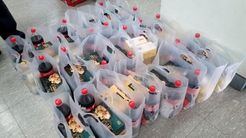 "아이 구해주셔서 감사" 119센터에 선물한 치킨 기부한 소방관들