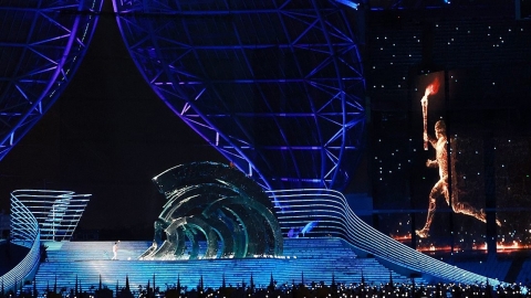 '문화와 기술의 만남' 항저우 AG 화려한 개막 쇼