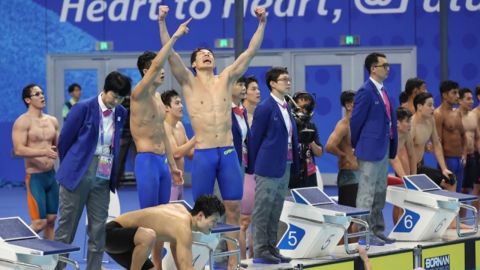 항저우 아시안게임 조직위 "韓 최고의 밤을 보냈다" 찬사