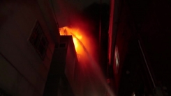 부산 연산동 낚시용품 작업장에서 불...가건물 전소