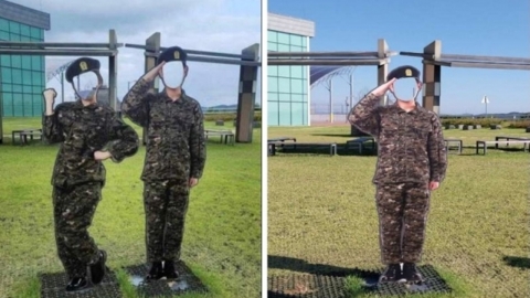 "남군은 경례, 여군은 애교?" 파주시, 성차별 논란 구조물 철거