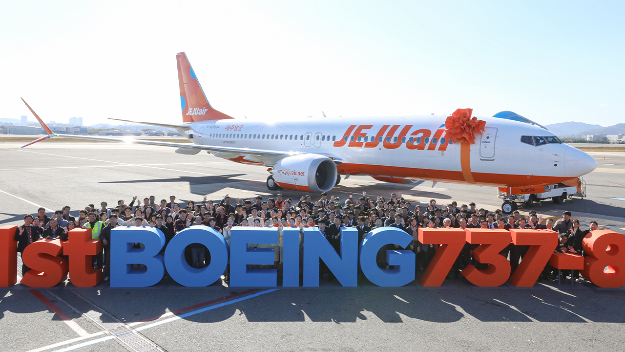 기업] 제주항공, 차세대 B737-8 첫 도입...40번째 항공기 | YTN