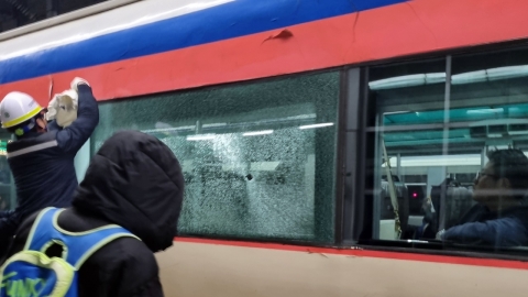 달리던 무궁화호 유리창 파손…코레일, 원인 조사 예정