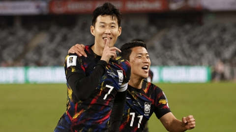 '손흥민 2골 1도움' 대표팀, 월드컵 예선 2연승