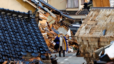 "日 노토반도, 이례적 연쇄지진…규모 7 이상 강진 확률 400배 ↑"