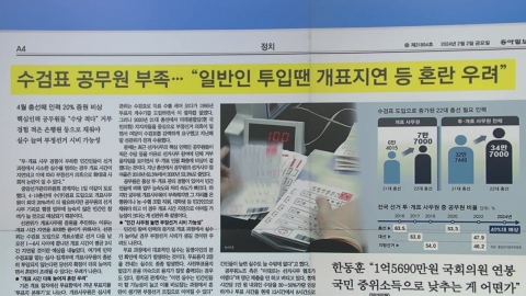 [굿모닝브리핑] 4·10총선 수검표 인력 '비상'..."개표 지연 등 혼란 우려"