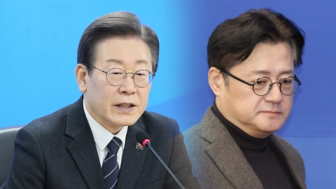 민주, '투톱 갈등'으로...'친명횡재'에 날 세운 홍익표