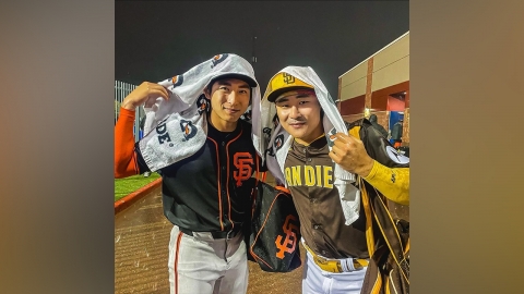 이정후 vs 김하성, MLB 첫 맞대결 무산...비로 경기 취소