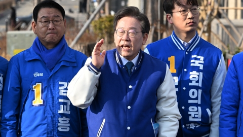 이재명, 닷새째 수도권 공략..."총선 낙관론 경계해야"