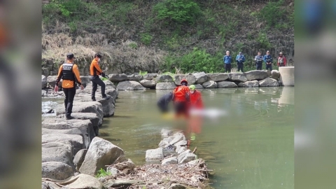 한탄강에서 신원 미상 노년 여성 숨진 채 발견