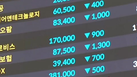  코스피·코스닥 1.6%대 하락 마감...환율 9원 넘게 올라