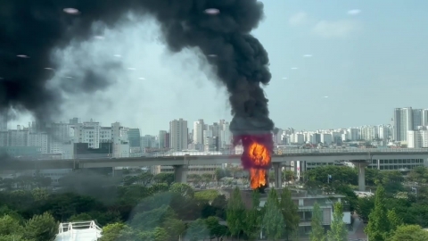 "재난 영화인 줄"…서울 도심 폐기물처리시설에 불